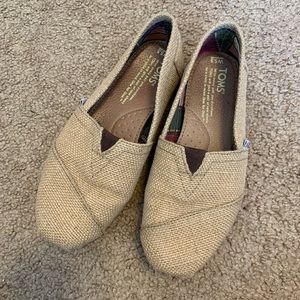 TOMS Classic Burlap Slip-ons